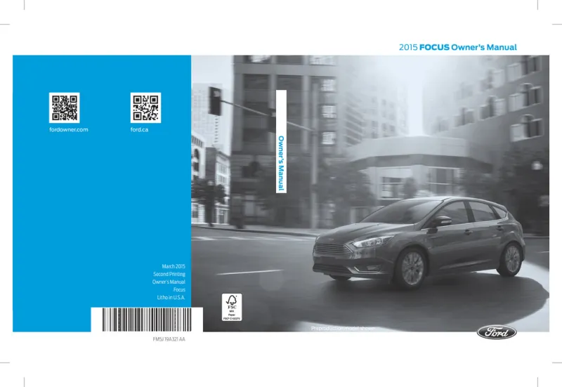 2015 Ford Focus owners manual