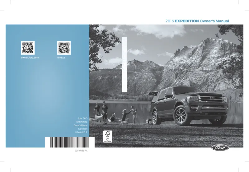 2016 Ford Expedition EL owners manual