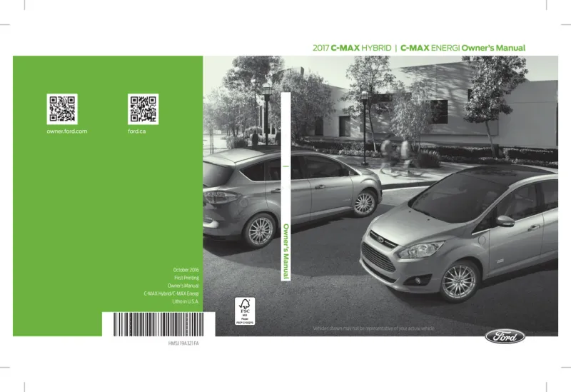 2017 Ford C Max Hybrid owners manual
