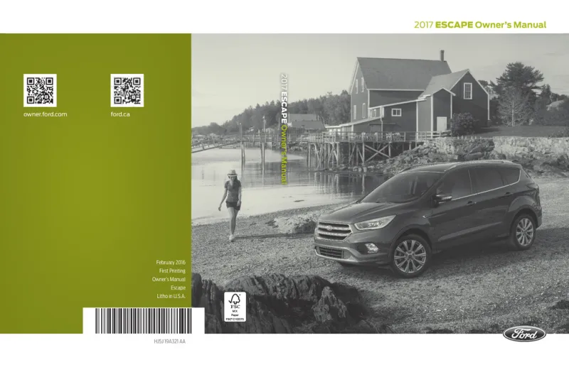 2017 Ford Escape owners manual