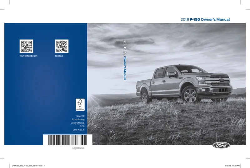 2018 Ford F150 owners manual