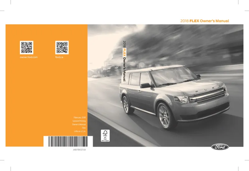 2018 Ford Flex owners manual