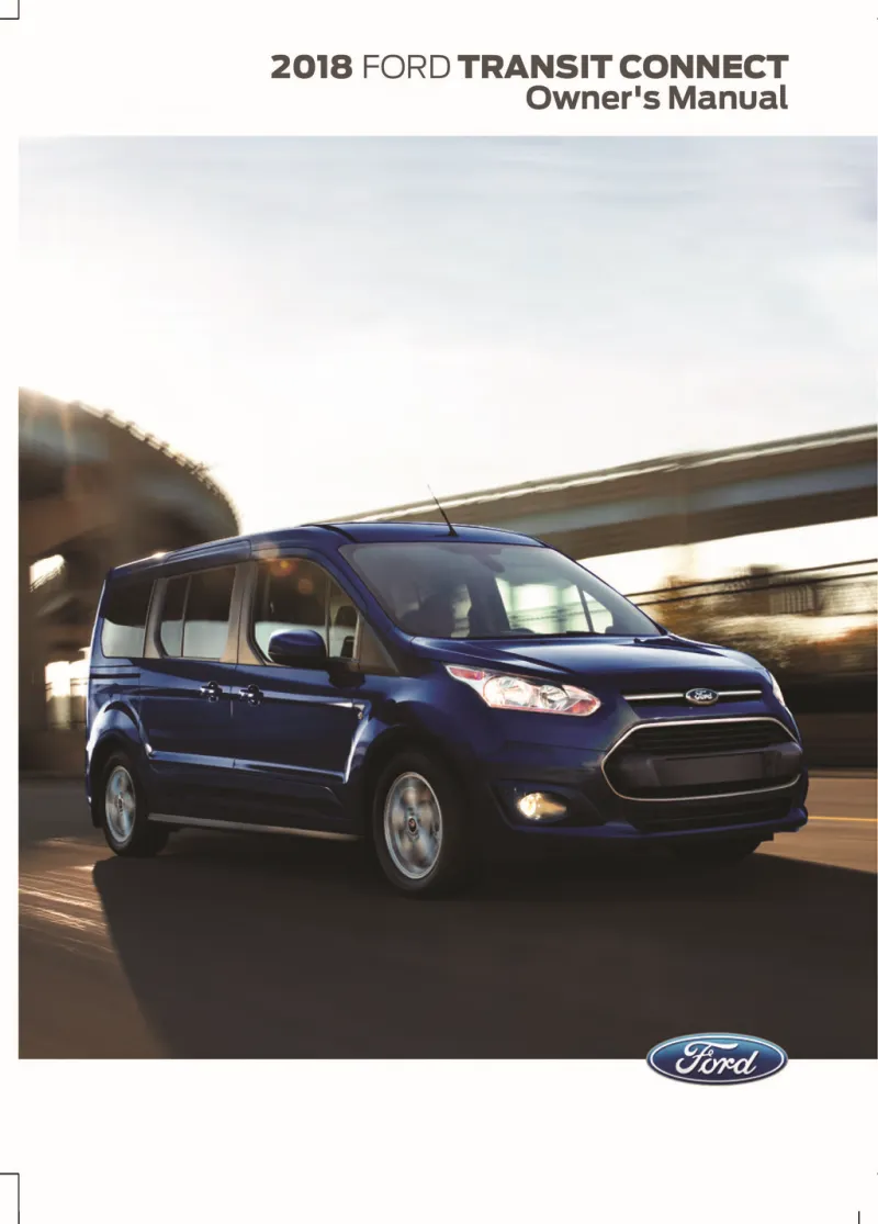 2018 Ford Transit Connect owners manual