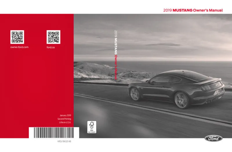 2019 Ford Mustang owners manual