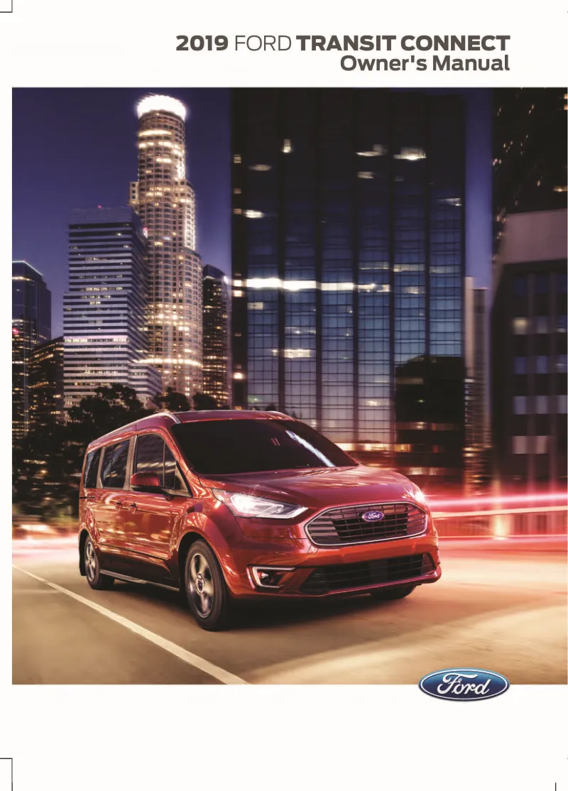 2019 Ford Transit Connect owners manual