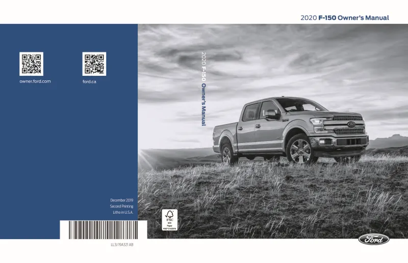 2020 Ford F150 owners manual