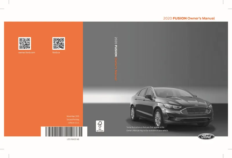 2020 Ford Fusion owners manual