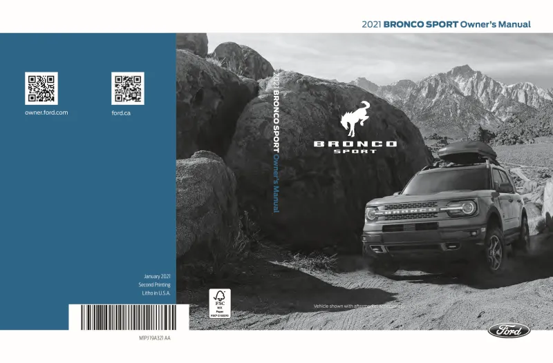 2021 Ford Bronco Sport owners manual