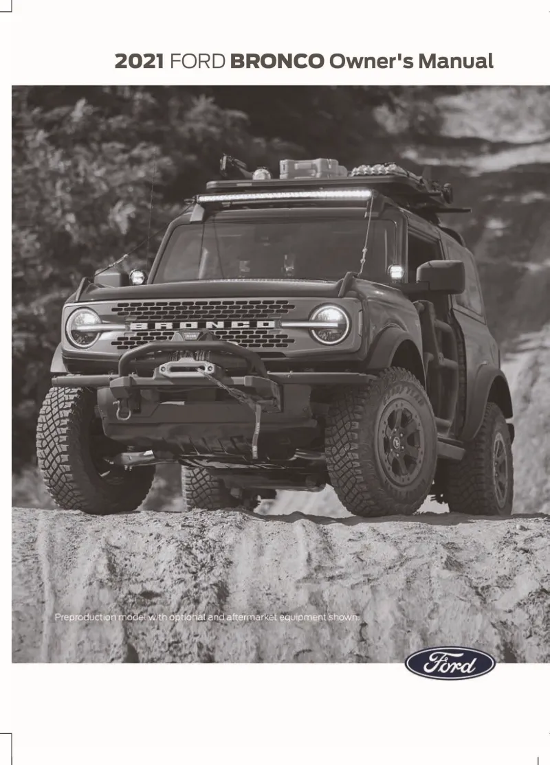 2021 Ford Bronco owners manual
