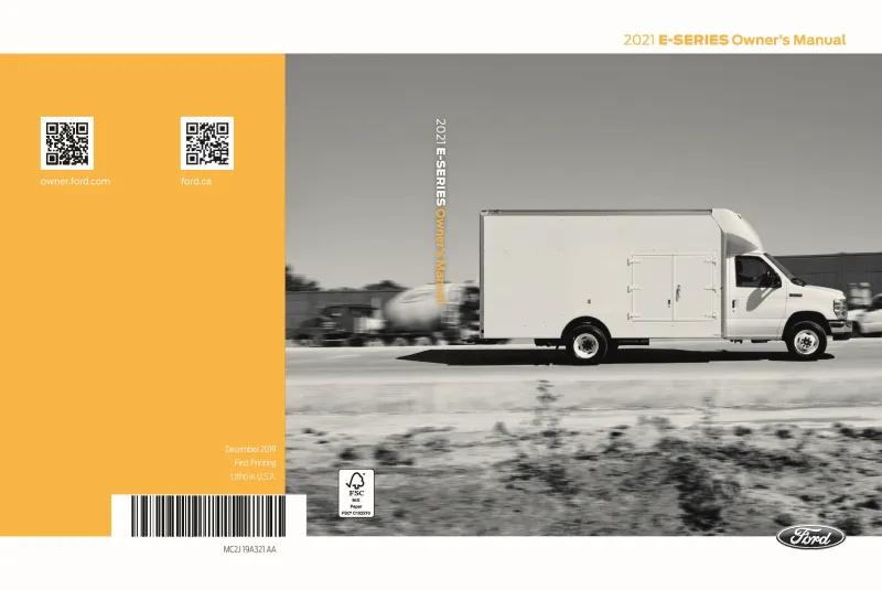 2021 Ford E Series owners manual