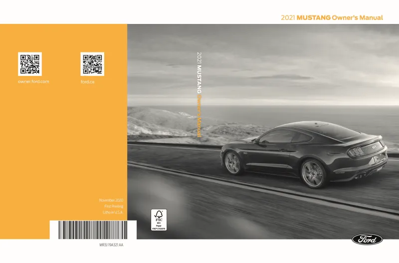 2021 Ford Mustang owners manual