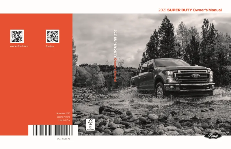 2021 Ford Super Duty owners manual