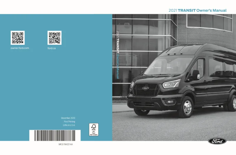 2021 Ford Transit owners manual