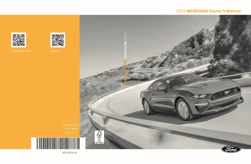 2022 Ford Mustang owners manual