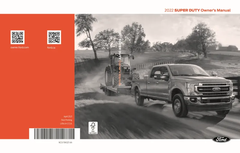 2022 Ford Super Duty owners manual