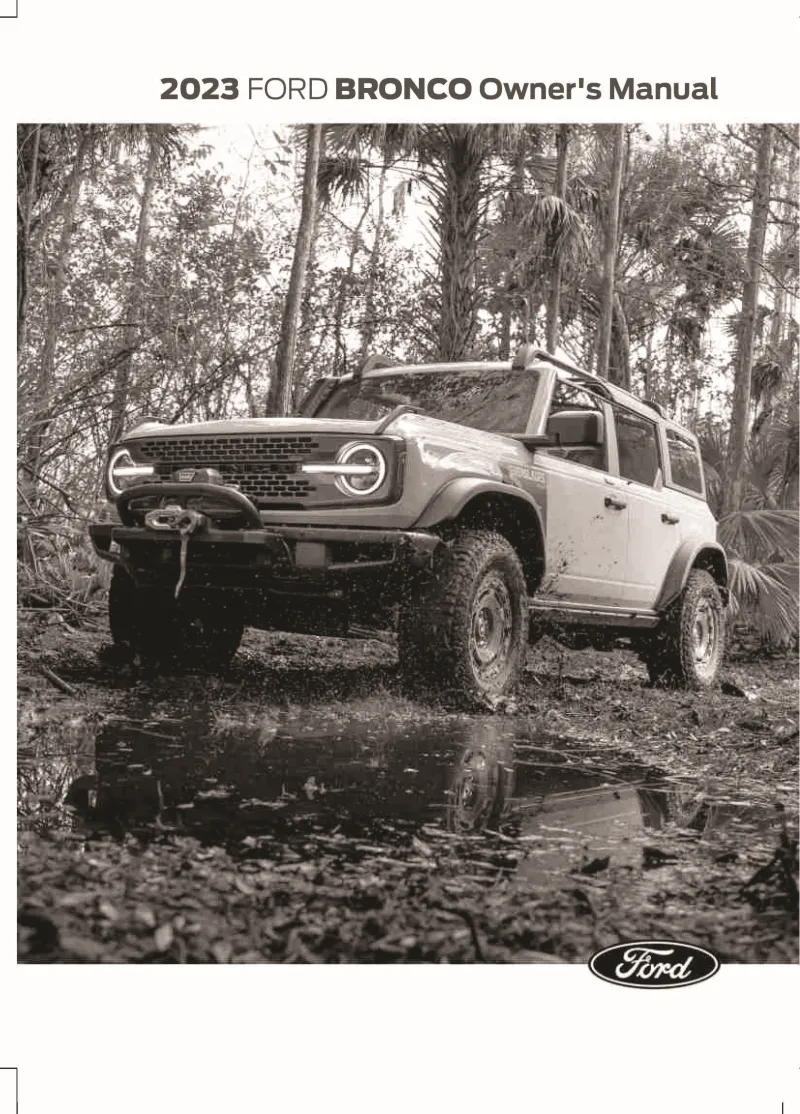 2023 Ford Bronco owners manual