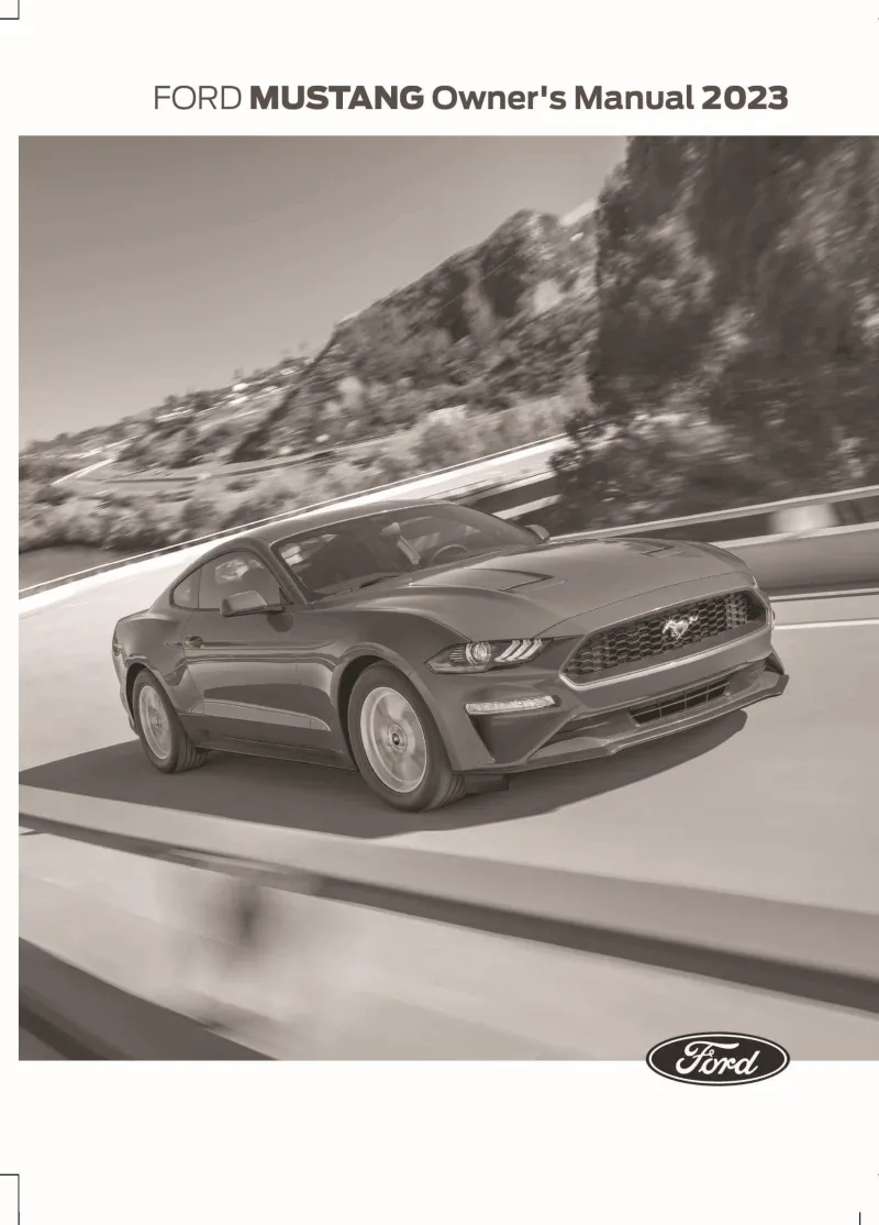 2023 Ford Mustang Owners Manual Free Pdf