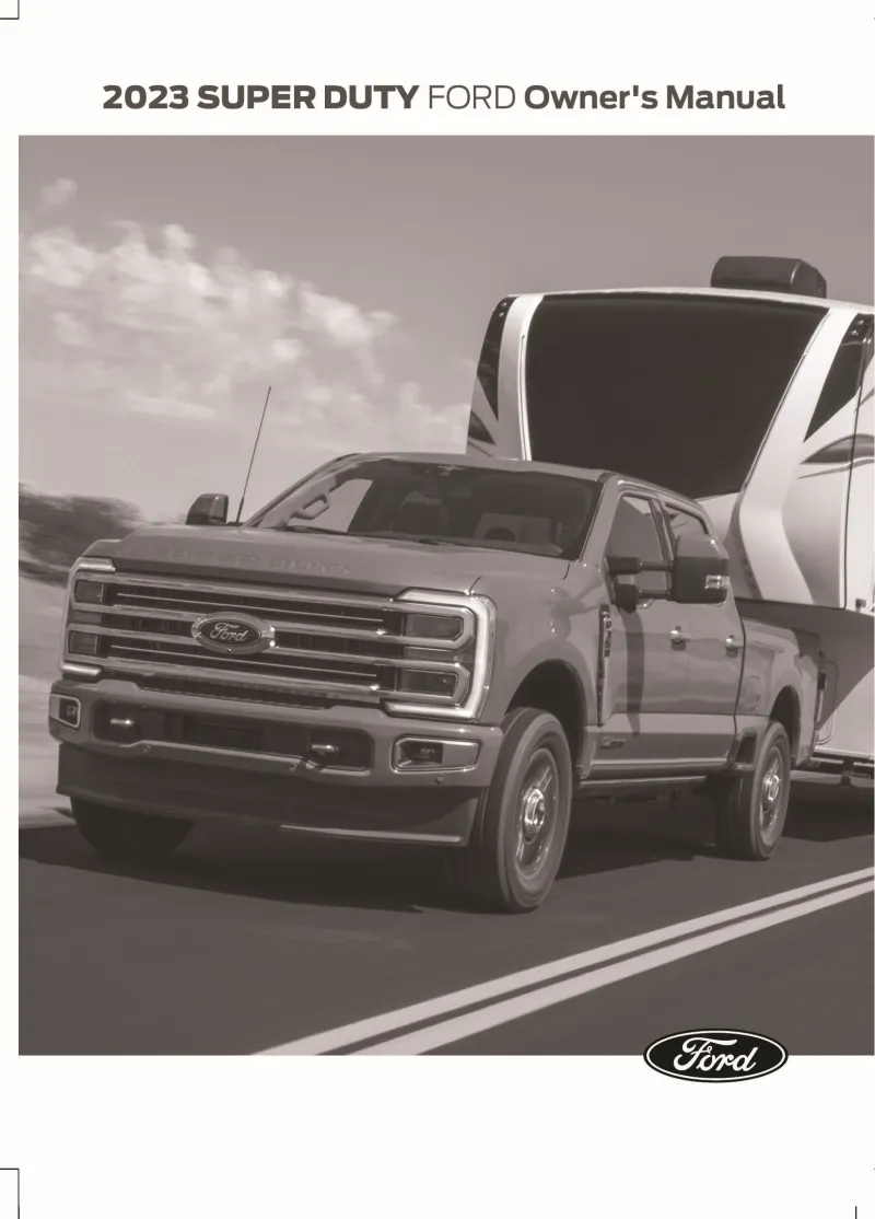 2023 Ford Super Duty owners manual