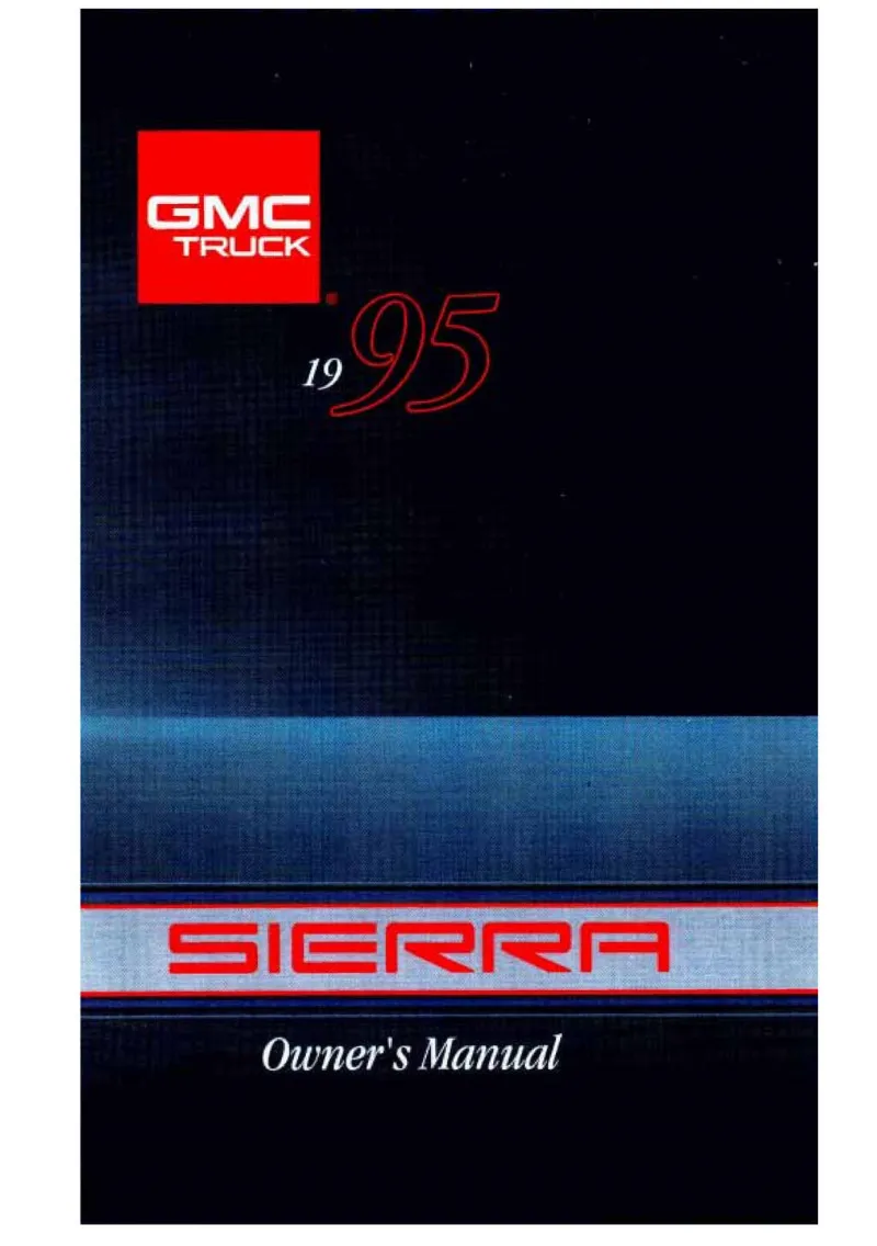 1995 GMC Sierra owners manual