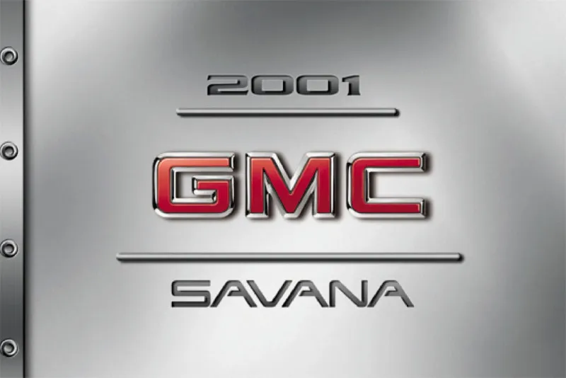 2001 GMC Savana owners manual