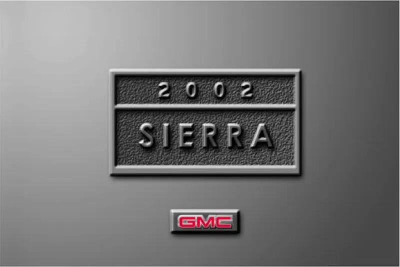 2002 GMC Sierra owners manual
