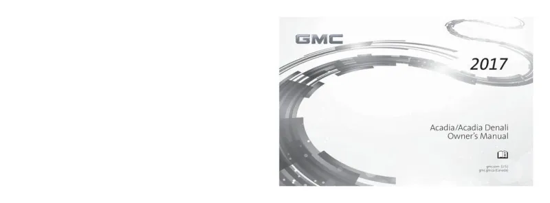 2017 GMC Acadia owners manual
