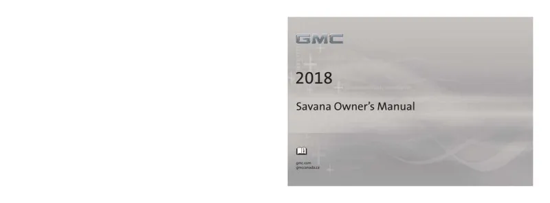 2018 GMC Savana owners manual