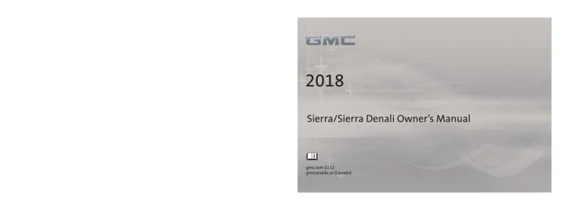 2018 GMC Sierra owners manual