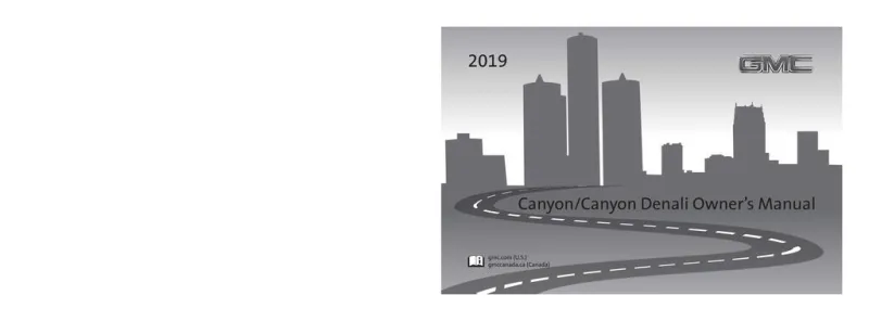 2019 GMC Canyon owners manual