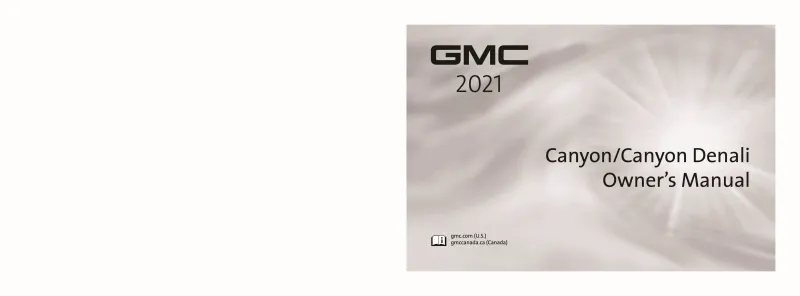 2021 GMC Canyon owners manual
