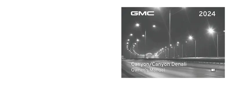 2024 GMC Canyon owners manual