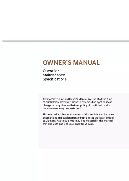 2025 Genesis GV60 owners manual