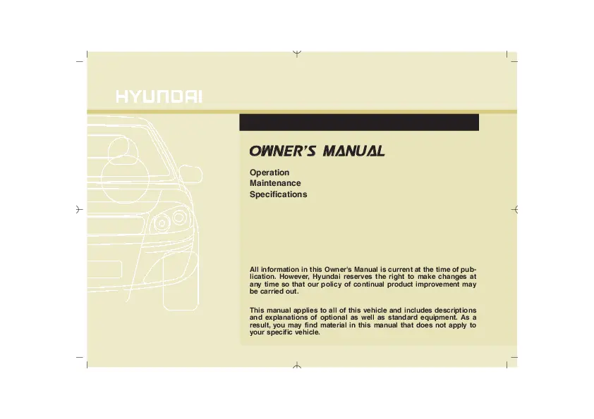 2013 Hyundai Santa Fe owners manual