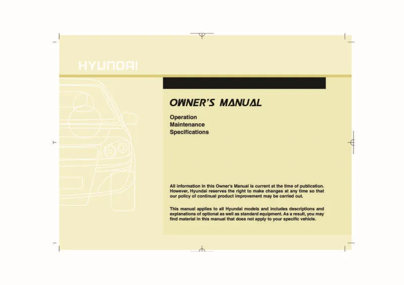 2014 Hyundai Sonata Hybrid owners manual