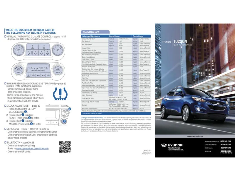 2015 Hyundai Tucson owners manual