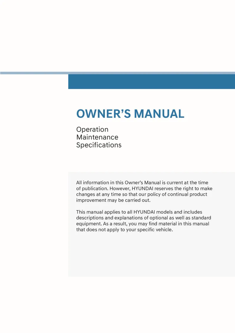 2023 Hyundai Palisade owners manual
