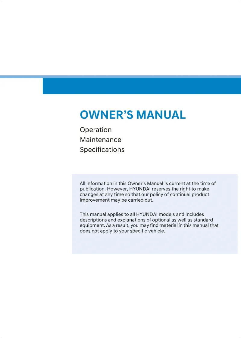 2024 Hyundai Palisade owners manual