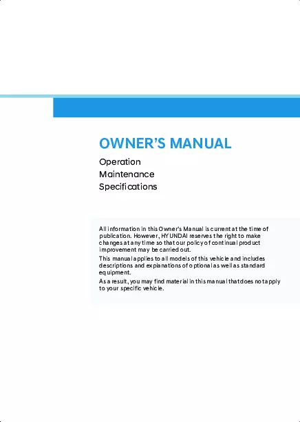 2025 Hyundai Ioniq 6 owners manual