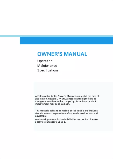 2025 Hyundai Sonata Hybrid owners manual