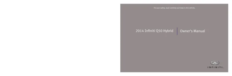 2014 Infiniti Q50 Hybrid owners manual