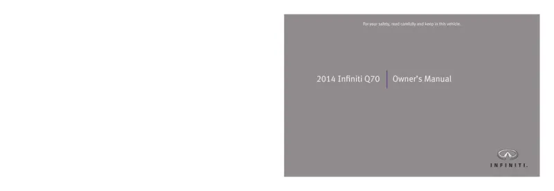 2014 Infiniti Q70 owners manual