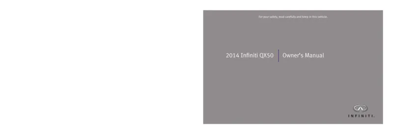2014 Infiniti Qx50 owners manual