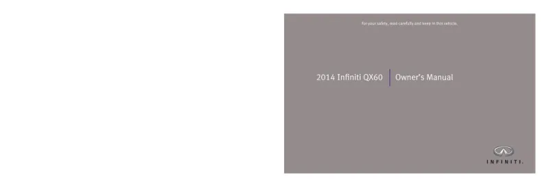 2014 Infiniti Qx60 owners manual