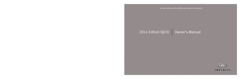 2014 Infiniti Qx70 owners manual