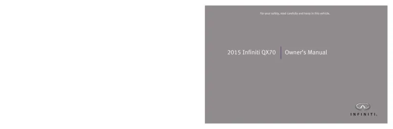 2015 Infiniti Qx70 owners manual