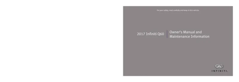 2017 Infiniti Q60 owners manual