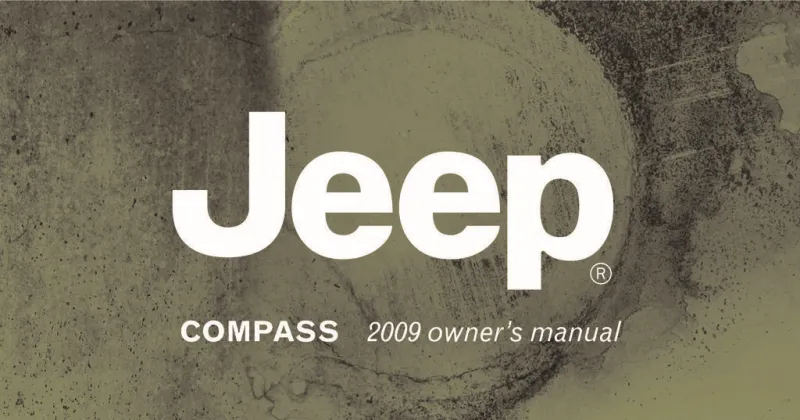 2009 Jeep Compass owners manual