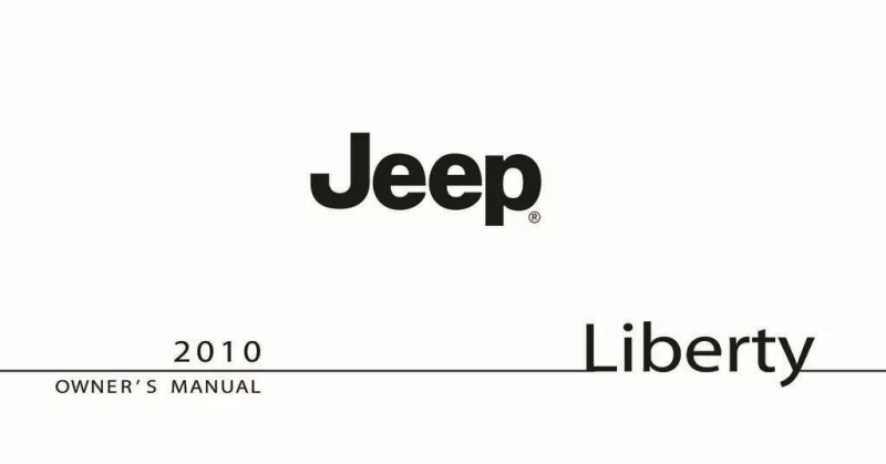2010 Jeep Liberty owners manual