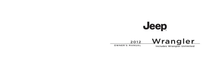 2012 Jeep Wrangler Unlimited owners manual