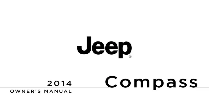 2014 Jeep Compass owners manual